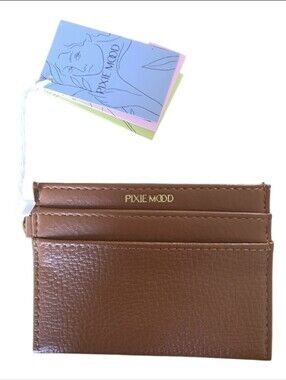 Pixie Mood Card Wallet Vegan Leather NWT